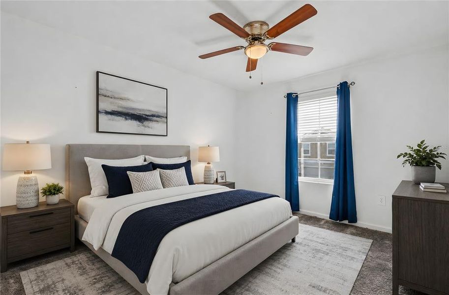 Furnished interior view inside a new home in Cascades, Davenport (Image 29).