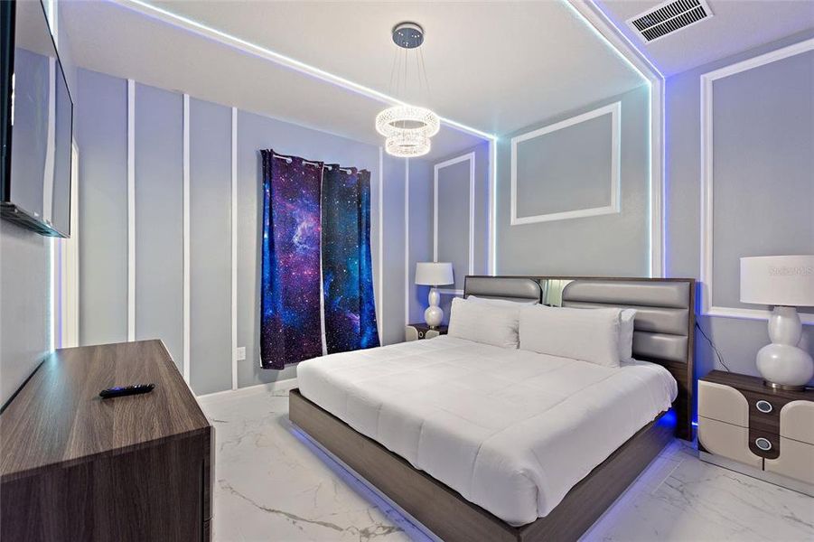 Furnished interior view inside a new home in , Kissimmee (Image 51).