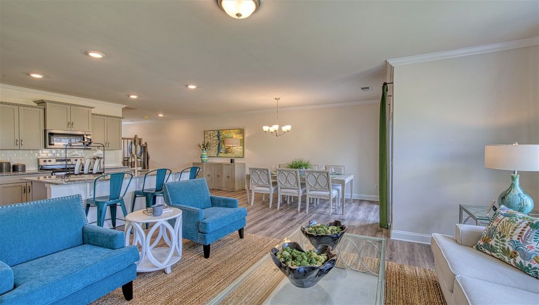 Furnished interior view inside a new home in Skybrook Corners, Huntersville (Image 8).
