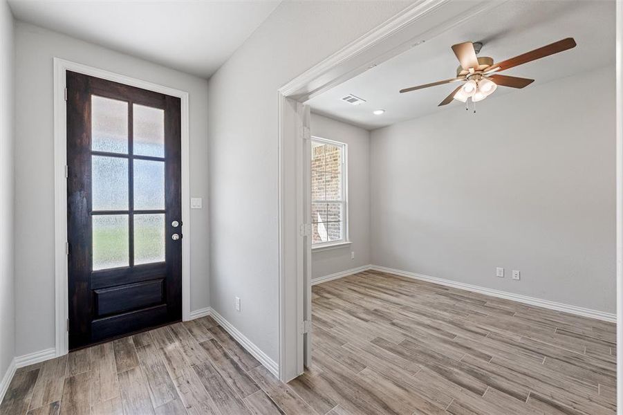 Spacious, unfurnished interior of a new home in Fairview Meadows, Rhome (Image 32). Spacious, unfurnished interior of a new home in Fairview Meadows, Rhome (Image 32).