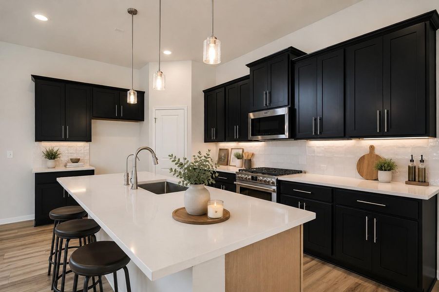 *Virtually Staged Kitchen*