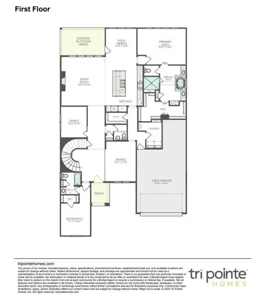 2D floor plan layout of this home in Woodson’s Reserve, Spring, TX (Image 3). 2D floor plan layout of this home in Woodson’s Reserve, Spring, TX (Image 3).