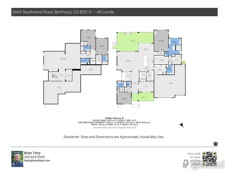 2D floor plan layout of this home in , Berthoud, CO (Image 5).