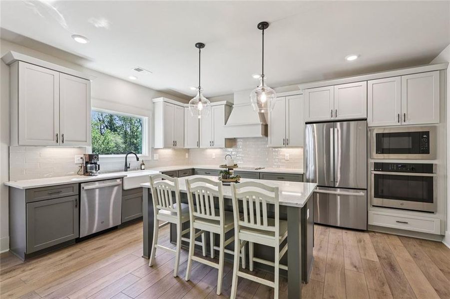 Furnished interior view inside a new home in , Hoschton (Image 18).