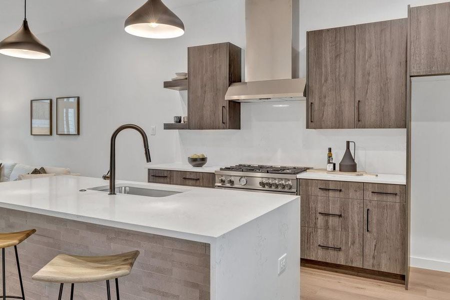 Furnished interior view inside a new home in , Dallas (Image 15).