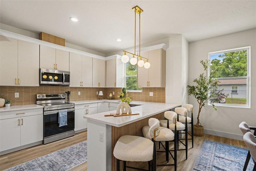 Furnished interior view inside a new home in , Tampa (Image 14).