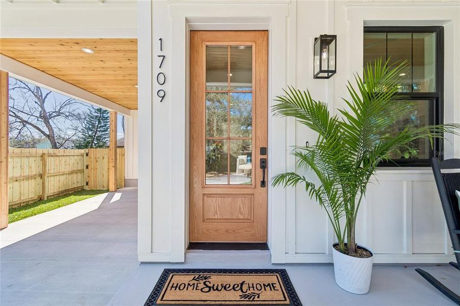 Exterior details and patio area of a home in , Tampa (Image 4). Exterior details and patio area of a home in , Tampa (Image 4).