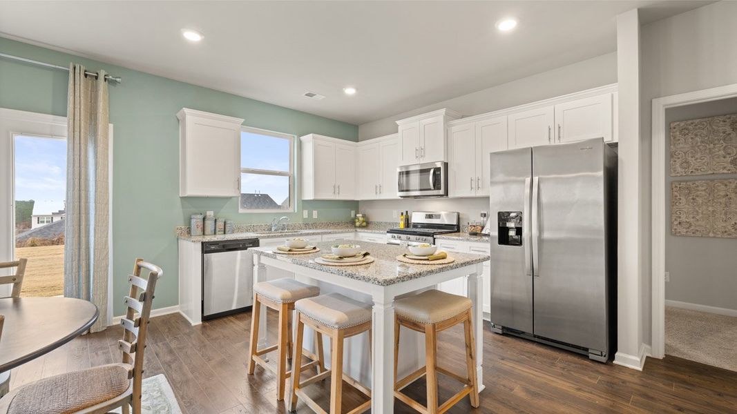 Representative furnished interior of a home built from the MANSFIELD by D.R. Horton in Carolina Groves, Moncks Corner (Image 8).
