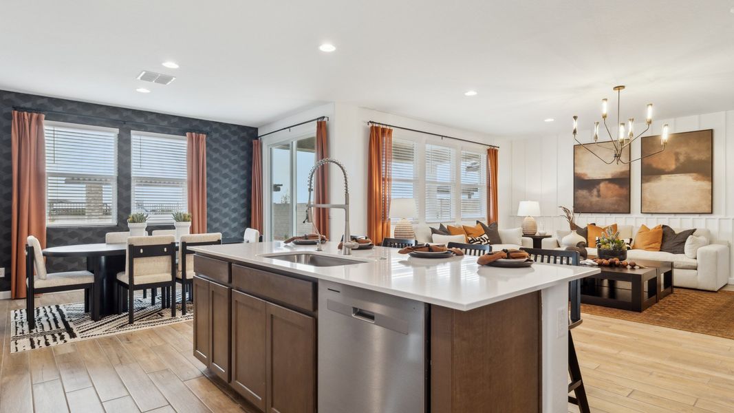 Furnished interior view inside a new home in Quail Ranch, San Tan Valley (Image 8). Furnished interior view inside a new home in Quail Ranch, San Tan Valley (Image 8).