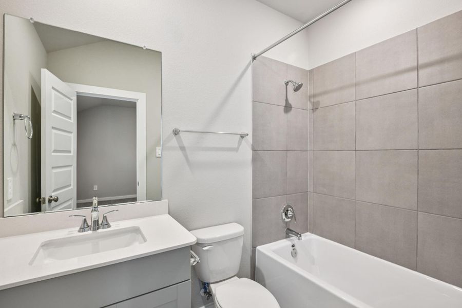 Photo is not of the actual home but is an inspirational photo of builder’s model home and may depict options, furnishings, and/or decorator features that are not included.