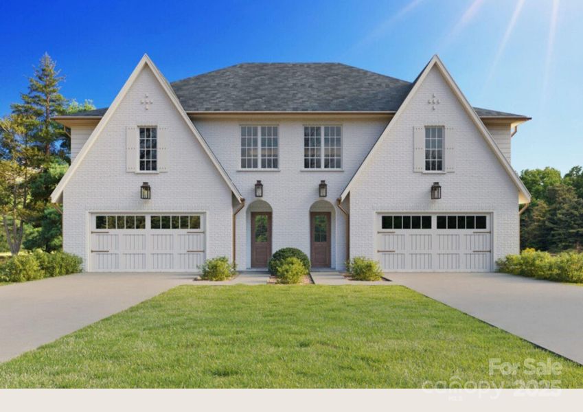 Front exterior of a new home in , Charlotte, NC, highlighting curb appeal (Image 1). Front exterior of a new home in , Charlotte, NC, highlighting curb appeal (Image 1).