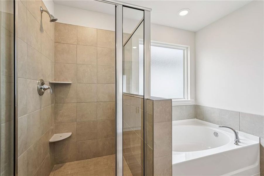 Furnished interior view inside a new home in Harmony Manor, Fairburn (Image 31).