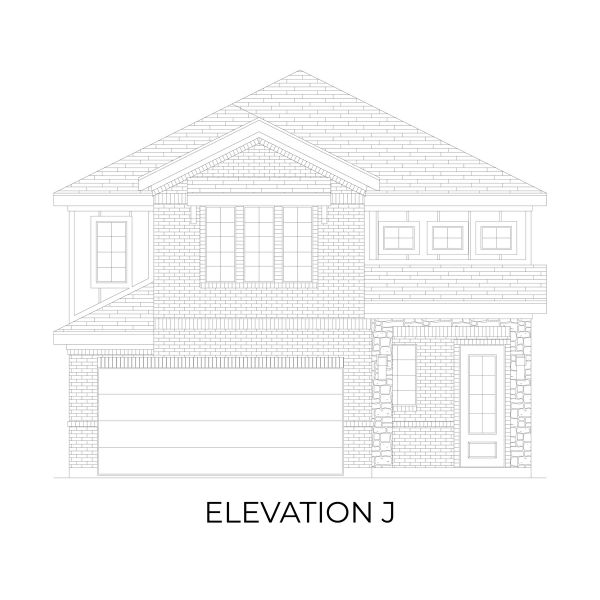 Representative rendering of the exterior for the Jackson F by First Texas Homes (Image 18).