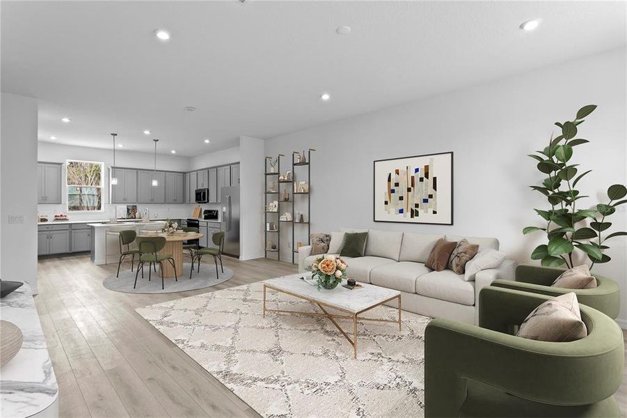 Furnished interior view inside a new home in , Westchase (Image 16).