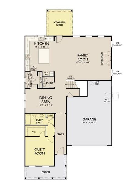 2D floor plan layout of this home in , Summerville, SC (Image 5).
