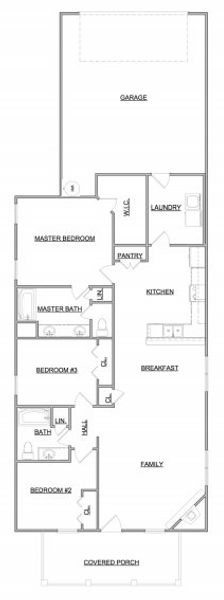 2D floor plan layout for the The Columbia by Smithbilt Homes in The Preserve, Oak Ridge, TN (Image 2). 2D floor plan layout for the The Columbia by Smithbilt Homes in The Preserve, Oak Ridge, TN (Image 2).