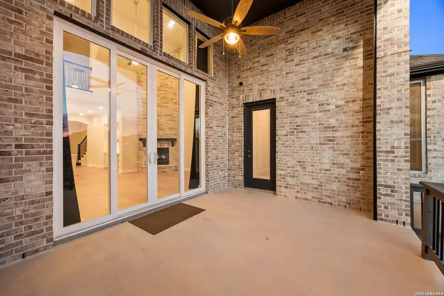 Exterior details and patio area of a home in Ventana, Bulverde (Image 32).