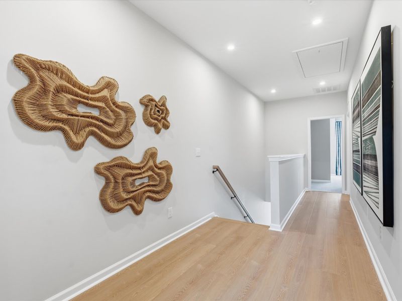 Representative unfurnished interior of a home built from the Dahlia by Tri Pointe Homes in Bellflower, Charlotte (Image 28).