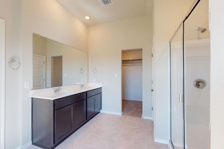 Furnished interior view inside a new home in Carillon, Manor (Image 10).