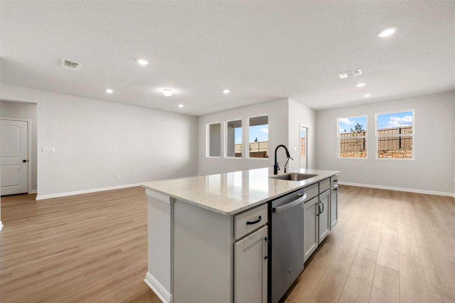 Furnished interior view inside a new home in The Colony 50s, Bastrop (Image 10). Furnished interior view inside a new home in The Colony 50s, Bastrop (Image 10).