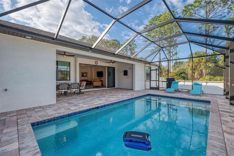 Exterior details and patio area of a home in , North Port (Image 29).