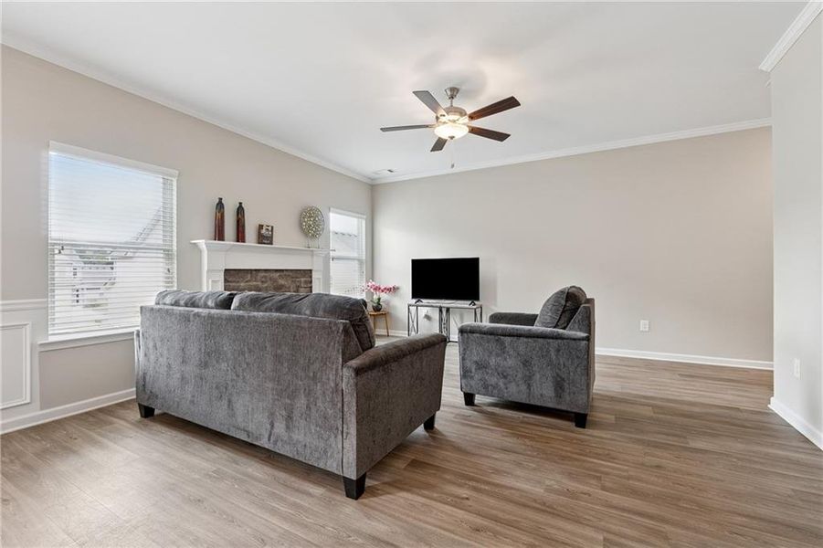 Furnished interior view inside a new home in , Cartersville (Image 19).