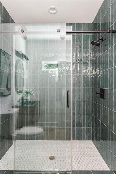 Close-up of interior finishes inside a home in , Atlanta (Image 23).