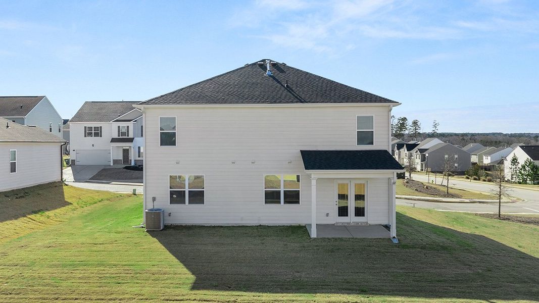 Representative exterior details of a home built from the Elle by D.R. Horton in Estates at Deer Hollow, Grovetown (Image 2). Representative exterior details of a home built from the Elle by D.R. Horton in Estates at Deer Hollow, Grovetown (Image 2).