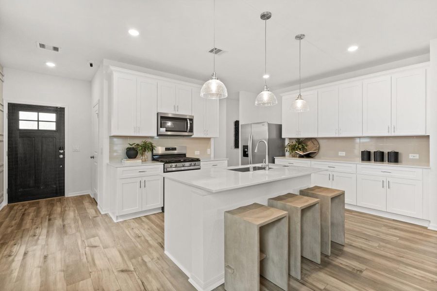 Furnished interior view inside a new home in Windcress, Cove (Image 11). Furnished interior view inside a new home in Windcress, Cove (Image 11).