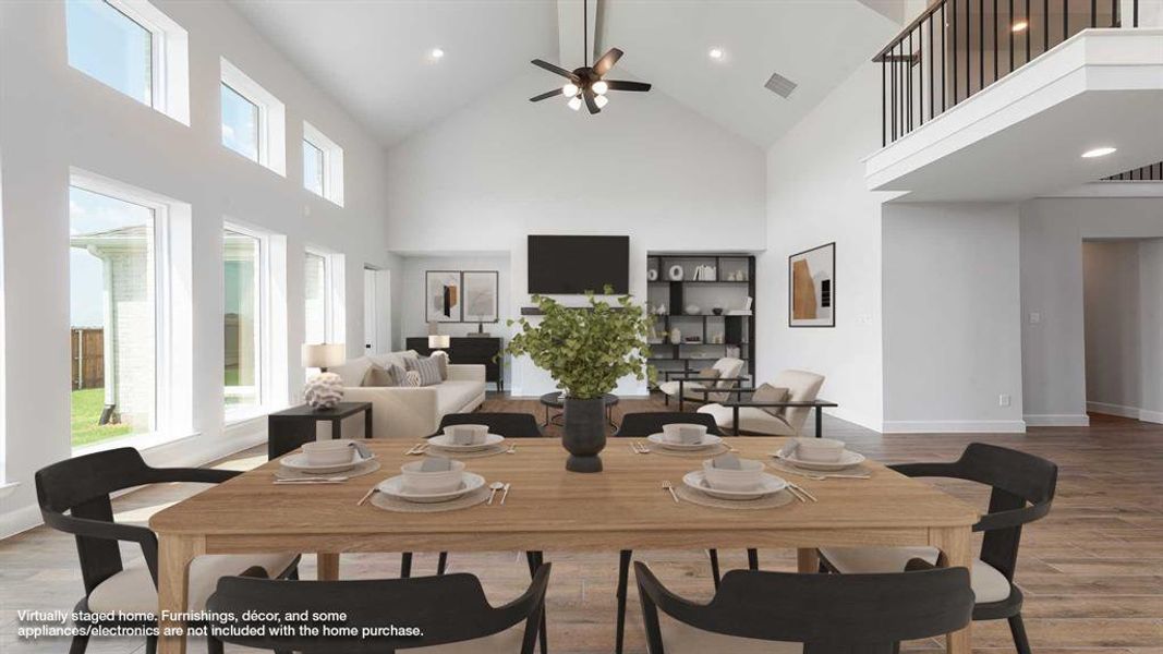 Furnished interior view inside a new home in Terraces 82'/100', Rockwall (Image 10). Furnished interior view inside a new home in Terraces 82'/100', Rockwall (Image 10).