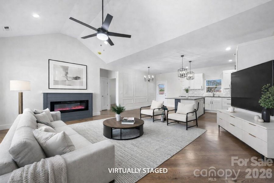 Furnished interior view inside a new home in , Lincolnton (Image 11).