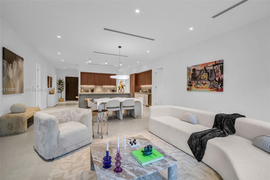 Furnished interior view inside a new home in , Miami Shores (Image 13).