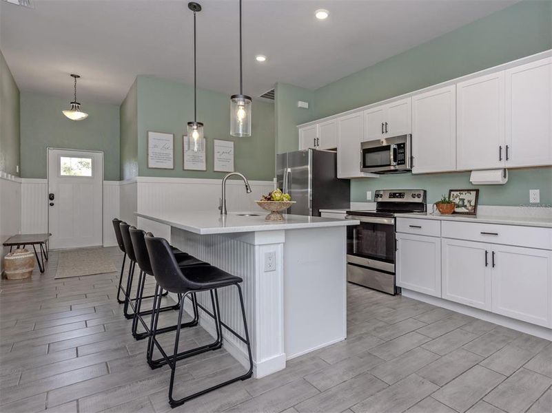 Furnished interior view inside a new home in , Port Charlotte (Image 7). Furnished interior view inside a new home in , Port Charlotte (Image 7).