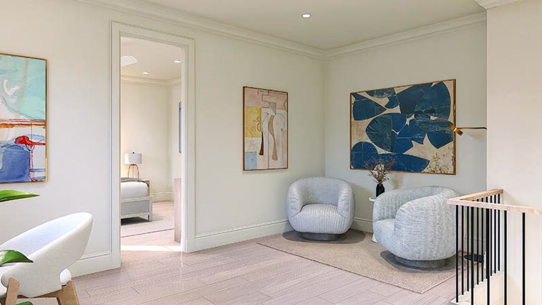 Furnished interior view inside a new home in , Mount Pleasant (Image 3).