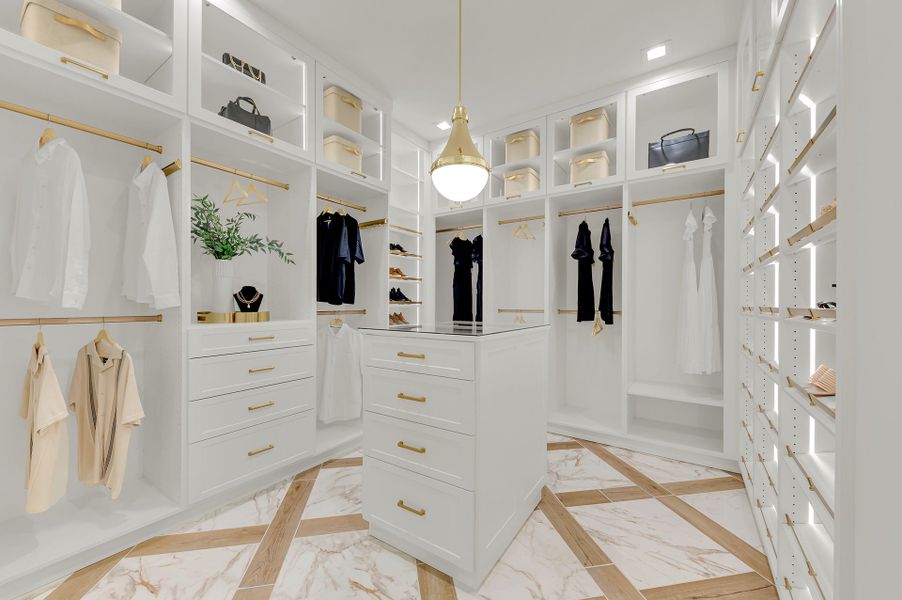 Representative furnished interior of a home built from the Sapphire by Lee Wetherington Homes in Wild Blue at Waterside, Lakewood Ranch (Image 5).