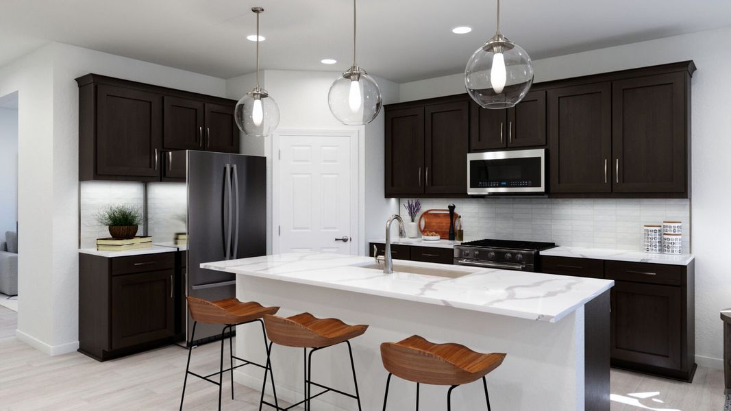 Kitchen - Virtually Staged Kitchen - Virtually Staged