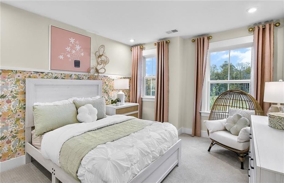 Furnished interior view inside a new home in Hunters Creek, Flowery Branch (Image 6).