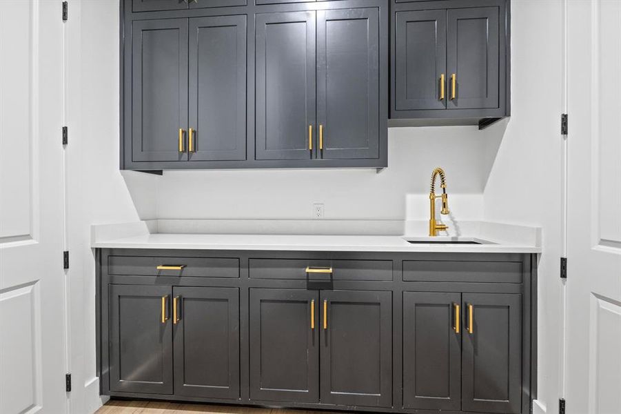 Bar with a sink Bar with a sink