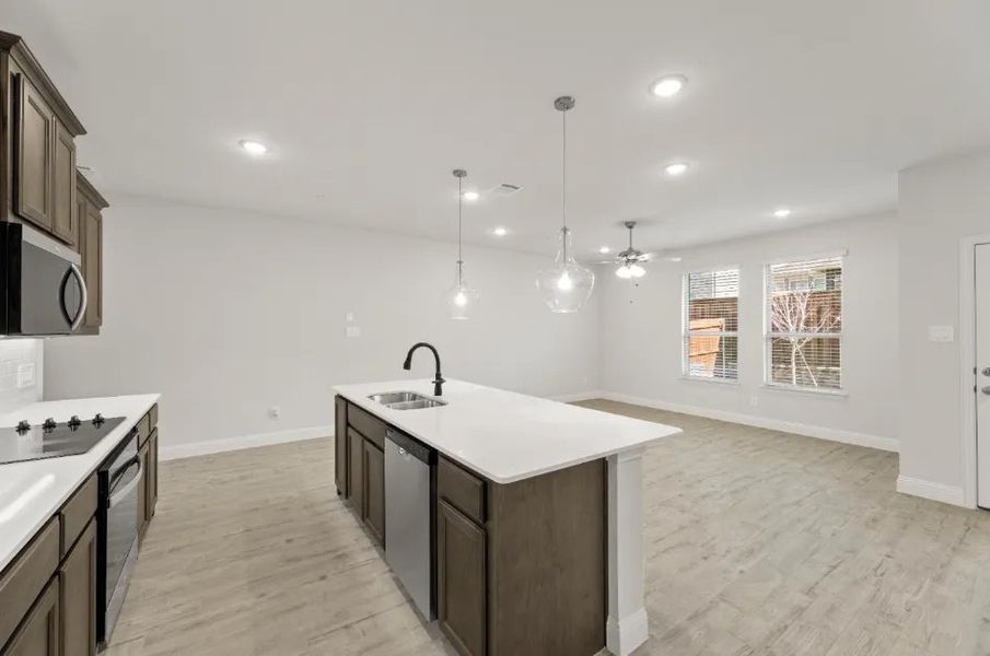 Front exterior of a new home in Sereno Oaks at Buckner Terrace, Dallas, TX, highlighting curb appeal (Image 23).