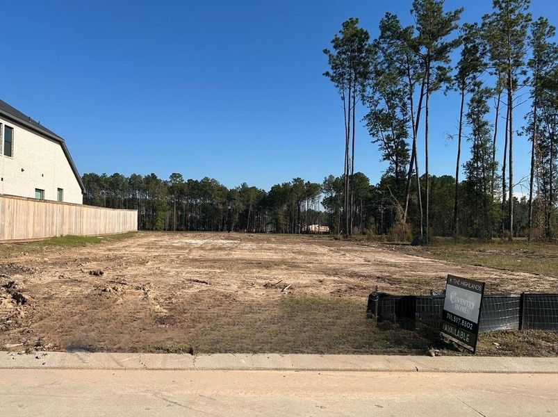 Site preparation for new homesites in The Highlands 60', Porter (Image 4). Site preparation for new homesites in The Highlands 60', Porter (Image 4).