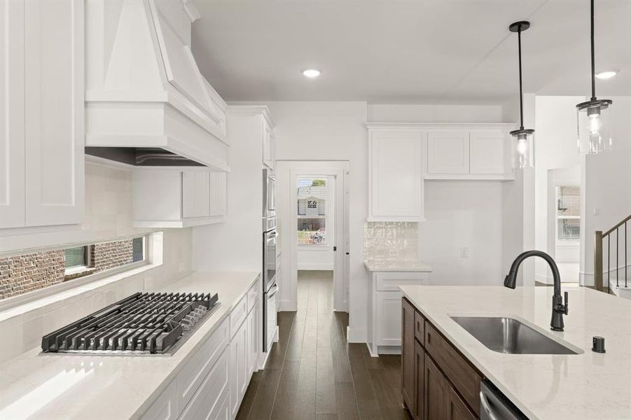 Furnished interior view inside a new home in Trails at Cottonwood Creek, Rowlett (Image 5).