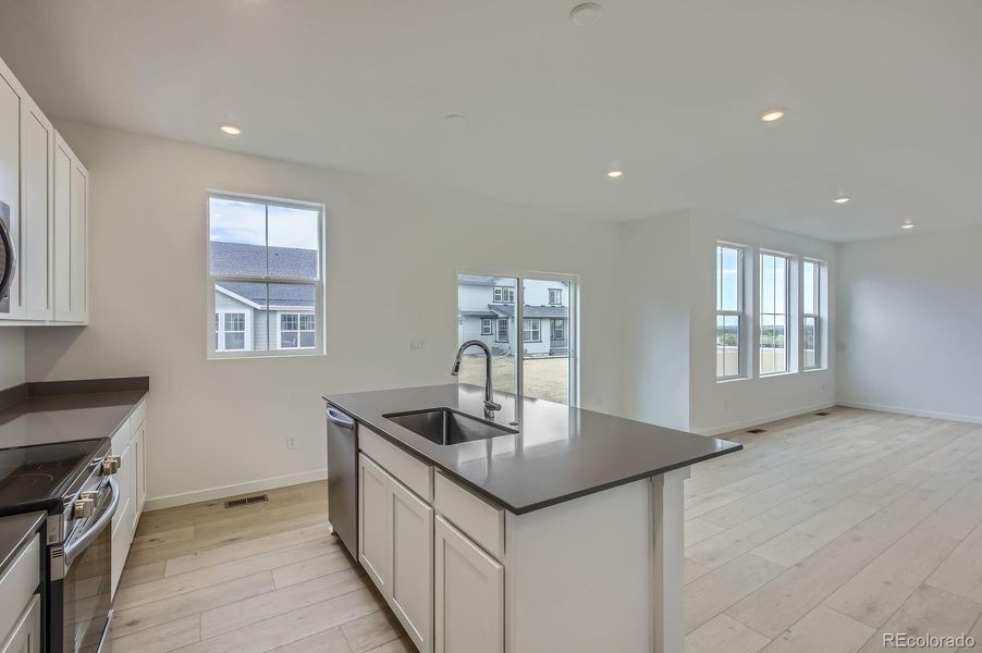 Furnished interior view inside a new home in , Loveland (Image 6).