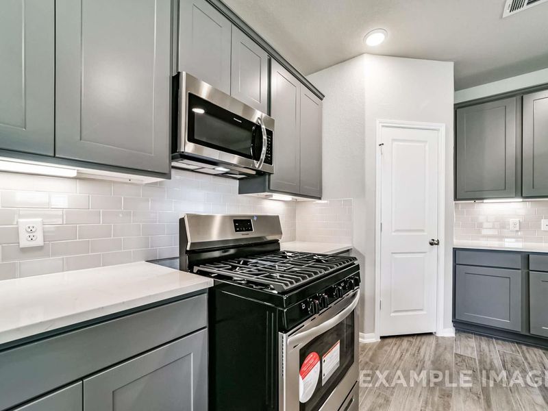 Furnished interior view inside a new home in Emberly, Beasley (Image 9).