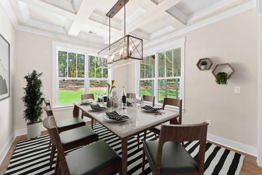 Furnished interior view inside a new home in Beaufort County Homes, Beaufort (Image 3).