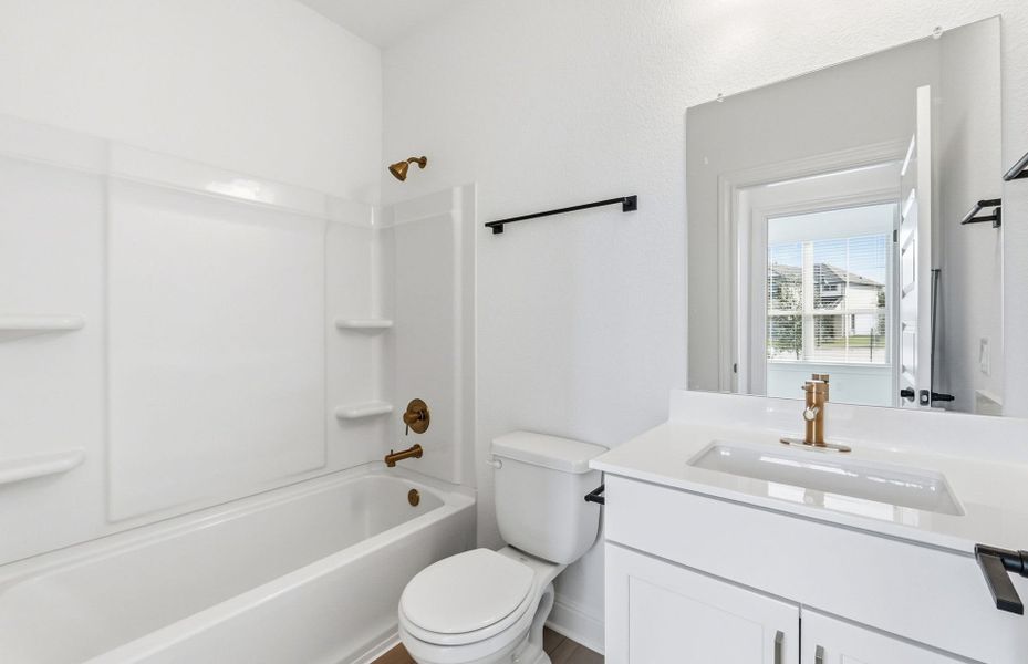 Furnished interior view inside a new home in Santa Rita Ranch, Liberty Hill (Image 5).