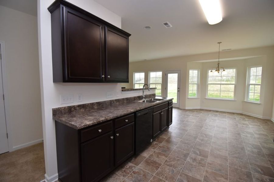 Representative furnished interior of a home built from the Irvine by Keystone Homes NC in Brassfield Meadows, Burlington (Image 8).
