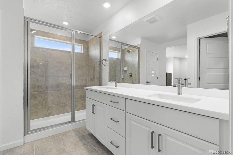 Furnished interior view inside a new home in The Aurora Highlands Town Collection, Aurora (Image 10). Furnished interior view inside a new home in The Aurora Highlands Town Collection, Aurora (Image 10).