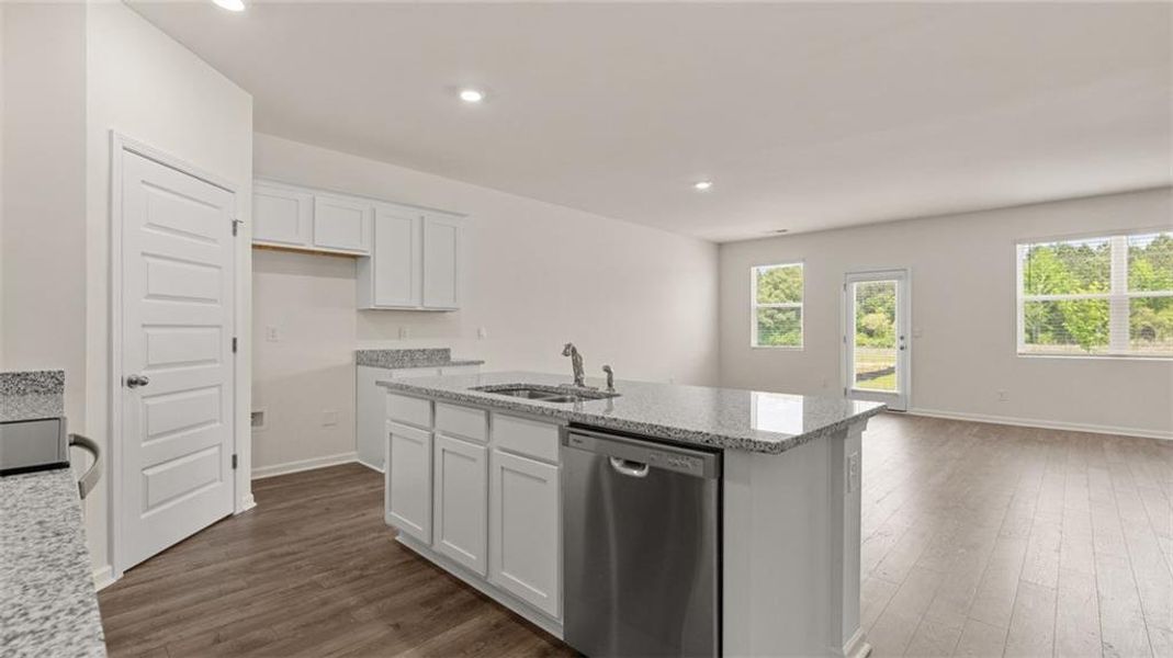 Furnished interior view inside a new home in The Reserve at Calcutta, Stockbridge (Image 9).