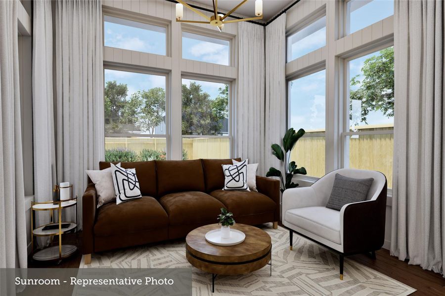 Furnished interior view inside a new home in Audubon – Ascent Collection, Magnolia (Image 10).