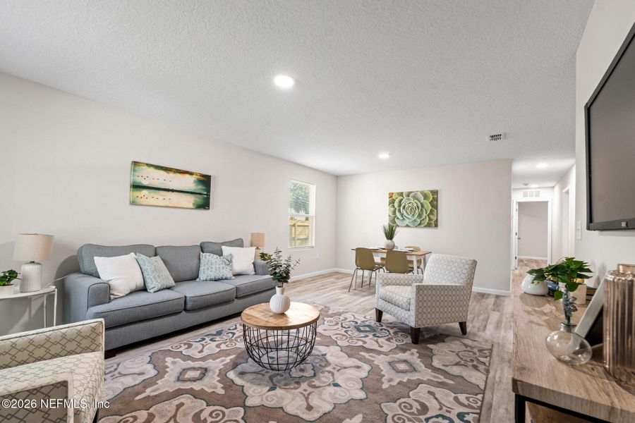 Furnished interior view inside a new home in , Jacksonville (Image 6).